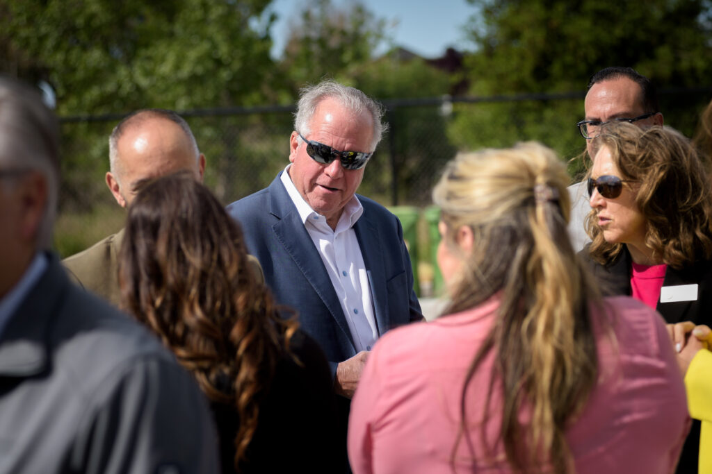 Sen. Bill Dodd attends the grand opening of the Vine Transit Maintenance Facility. (Justin Lopez Photography)