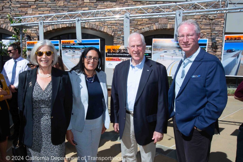 Celebrating the Soscol Junction Roundabouts. (Photo: Caltrans)