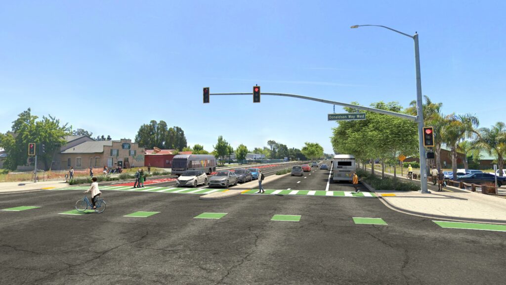 A rendering of Donaldson Way in American Canyon.