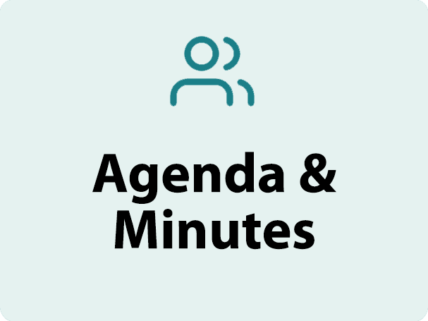 Agenda and Minutes button